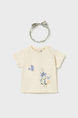 1081-11-V26 TSHIRT COM FITA CABELO MAYORAL