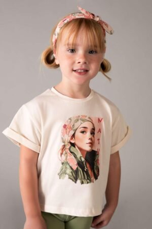 3010-93-V26 TSHIRT COM FITA DE CABELO MAYORAL